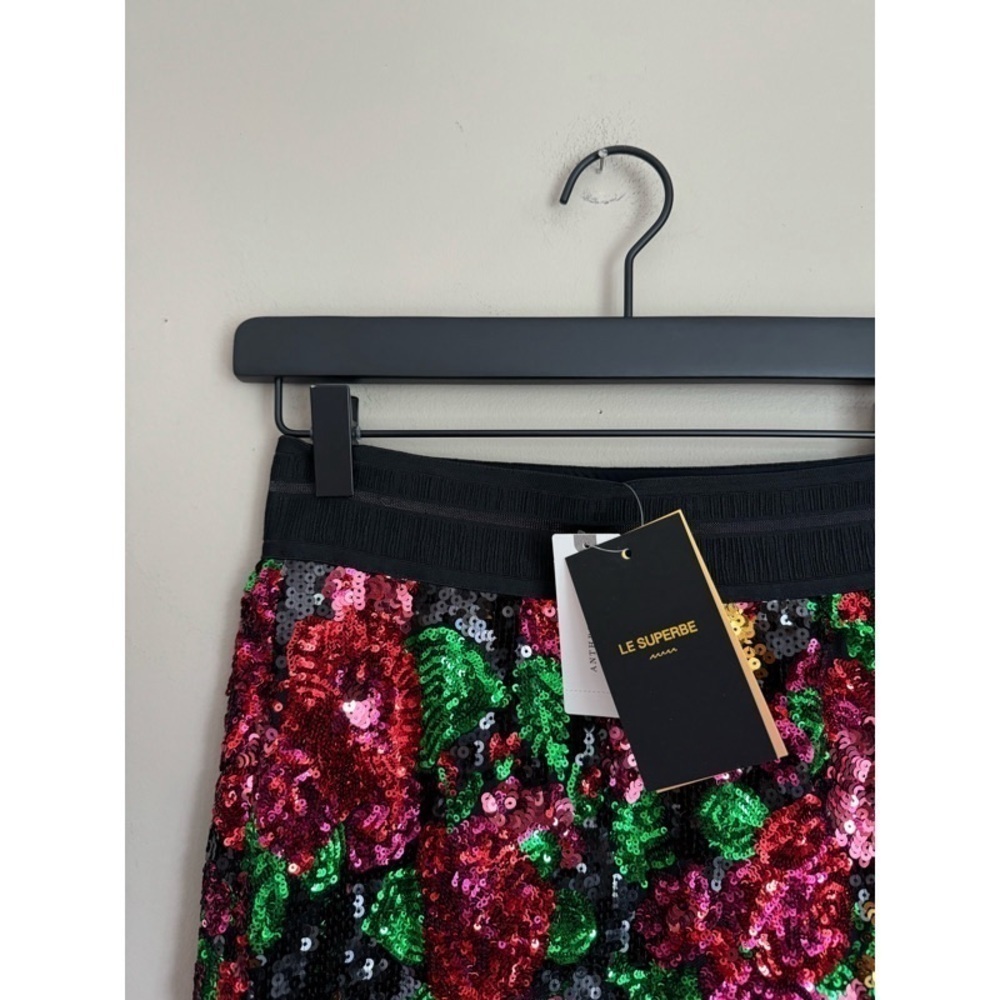 NEW LE SUPERBE Rose All Night Liza Midi Skirt - Picture 3 of 3